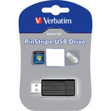 Verbatim VB-FD2-16G-PSB USB-Nøgler, USB-stik Sort, 16 GB, USB Type-A, 2.0, 8 MB/s, Glide, Sort