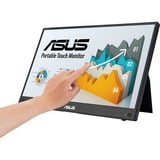ASUS MB16AHT, LED-skærm Sort