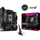 ASUS ROG STRIX B560-G GAMING WIFI Intel B560 LGA 1200 micro ATX, Bundkort Intel, LGA 1200, Intel® Celeron®, Intel Core i5, Intel Core i7, Intel Core i9, Intel® Pentium®, DDR4-SDRAM, 128 GB, DIMM