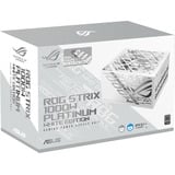 ASUS ROG Strix 1000W Platinum White Edition (ROG Equalizer), PC strømforsyning Hvid