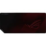 ASUS ROG Strix Scabbard II Gaming musemåtte Sort, Rød, Gaming Mus pad Sort/mørk rød, Sort, Rød, Billede, Stof, Gummi, Skridsikker bund, Gaming musemåtte