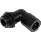 Alphacool ES 8/5mm 90° Skruemontering - Lige -, Forbindelse Sort