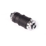 Alphacool ES Schnellverschluss BLH1A PushIn Sæt AG-AG, Forbindelse Sort (mat)/Chrome