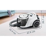 Bosch BGC41XALL, Gulv støvsuger Hvid