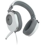 Corsair HS65 SURROUND, Gaming headset Hvid/grå