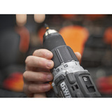 DEWALT Batteridrevet slagboremaskine DCD85MM2T, 18 volt, i McLaren-design, Bore-/ skruemaskine grå/Sort