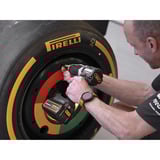 DEWALT Batteridrevet slagboremaskine DCD85MM2T, 18 volt, i McLaren-design, Bore-/ skruemaskine grå/Sort