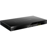 D-Link DMS-1100-10TP netværksswitch Administreret L2 2.5G Ethernet (100/1000/2500) Strøm over Ethernet (PoE) 1U Sort Administreret, L2, 2.5G Ethernet (100/1000/2500), Strøm over Ethernet (PoE), Stativ-montering, 1U