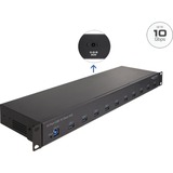DeLOCK 19″ industri hub 10 x USB 10 Gbps Type-A 