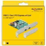 DeLOCK 90397 interface-kort/adapter Intern USB 3.2 Gen 1 (3.1 Gen 1), USB-controlleren PCIe, USB 3.2 Gen 1 (3.1 Gen 1), Lavprofil, PCIe 3.0