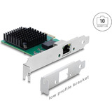 DeLOCK PCI Express x1 kort til 1xRJ45 10 Gigabit LAN RTL8127, Netværkskort 