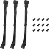 DeepCool FD12 V2 3IN1, Sag fan Sort