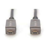 Digitus AK-330127-200-S, Kabel Sort