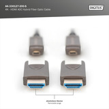Digitus AK-330127-200-S, Kabel Sort
