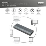 Digitus DA-71120-1 USB M.2 SSD, Drev kabinet aluminium