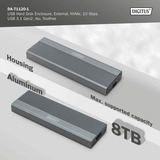 Digitus DA-71120-1, Drev kabinet aluminium