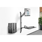 Digitus DA-90372 skærmbeslag og -stativer 81,3 cm (32") Sort Skrivebord Sort, 8 kg, 43,2 cm (17"), 81,3 cm (32"), 100 x 100 mm, Højdejustering, Sort