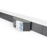 Digitus Stikdåse med aluminiumsprofil, 18-vejs, 42U, Strømskinne Sort/aluminium