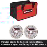 EINHELL Professionel Akku-murerskærer TP-MA 36/30 Li BL-Solo, 36 Volt (2x18V), Værktøj Rød/Sort