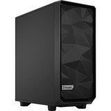 Fractal Design Meshify 2 Compact Tower Sort, Towerkabinet Sort, Tower, PC, Sort, ATX, micro ATX, Mini-ITX, Stål, Spil