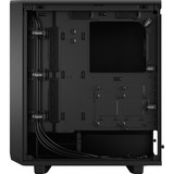 Fractal Design Meshify 2 Compact Tower Sort, Towerkabinet Sort, Tower, PC, Sort, ATX, micro ATX, Mini-ITX, Stål, Spil