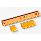 Keychron Enter Aluminiumlegering Håndværker Keycap, Centrale Cap Hvid/Orange