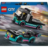LEGO City Racerbil og biltransporter, Bygge legetøj Byggesæt, 6 År, Plast, 328 stk, 519 g