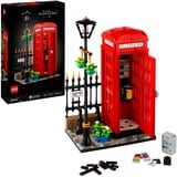LEGO Ideas Rød London-telefonboks, Bygge legetøj Byggesæt, 18 År, Plast, 1460 stk, 1,54 kg