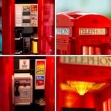 LEGO Ideas Rød London-telefonboks, Bygge legetøj Byggesæt, 18 År, Plast, 1460 stk, 1,54 kg