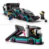 LEGO Racerbil og biltransporter, Bygge legetøj Byggesæt, 6 År, Plast, 328 stk, 519 g