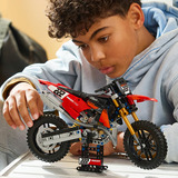 LEGO Technic Ducati Desmo450 MX Factory Motorcykel, Bygge legetøj 
