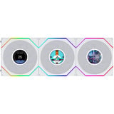 Lian Li UNI FAN TL LCD FLEX 120 Wireless, Sag fan Hvid