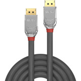 Lindy DisplayPort 1.4 kabel, Cromo Line grå