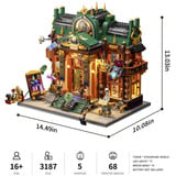 Lumibricks Steampunk Time Rift Bibliotek, Bygge legetøj 