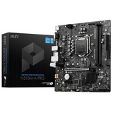MSI H510M-A PRO bundkort Intel H510 LGA 1200 micro ATX Intel, LGA 1200, Intel® Celeron®, Intel® Core™ i5, Intel® Core™ i7, Intel® Core™ i9, Intel® Pentium®, DDR4-SDRAM, 64 GB, DIMM