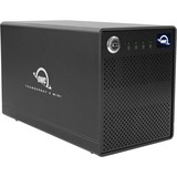 OWC ThunderBay 4 mini HDD/SSD kabinet Sort 2.5", Drev kabinet Sort, HDD/SSD kabinet, 2.5", SATA, 40 Gbit/sek., USB-tilslutning, Sort