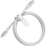 Otterbox USB 2.0 opladerkabel, USB-C stik > Lightning stik Hvid