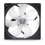 Scythe Kaze Flex Computerkabinet Ventilator 14 cm Sort 1 stk, Sag fan Sort/gennemsigtig, Ventilator, 14 cm, 300 rpm, 1200 rpm, 19,4 dB, 67,2 kubikfod/min.