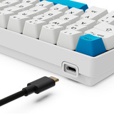 Sharkoon Gaming-tastatur Hvid, DE-layout, Gateron G Pro 3.0 Yellow