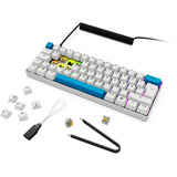 Sharkoon Gaming-tastatur Hvid, DE-layout, Gateron G Pro 3.0 Yellow