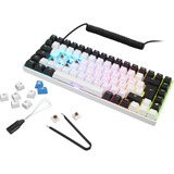 Sharkoon Gaming-tastatur Hvid, DE-layout, Gateron Brown