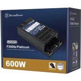 SilverStone FX600z Platinum, PC strømforsyning Sort
