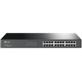 TP-Link TL-SG1024 Ikke administreret Gigabit Ethernet (10/100/1000) 1U Sort, Switch Sort, Ikke administreret, Gigabit Ethernet (10/100/1000), Fuld duplex, Stativ-montering, 1U, Detail