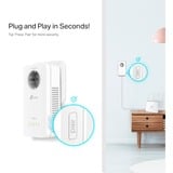 TP-Link TL-WPA1300P KIT 1300 Mbit/s Ethernet LAN Wi-Fi Hvid 2 stk, PowerLAN 1300 Mbit/s, IEEE 1901, IEEE 802.3, IEEE 802.3u, Type E / F, Gigabit Ethernet, 10,100,1000 Mbit/s, Wi-Fi 5 (802.11ac)