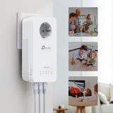 TP-Link TL-WPA1300P KIT 1300 Mbit/s Ethernet LAN Wi-Fi Hvid 2 stk, PowerLAN 1300 Mbit/s, IEEE 1901, IEEE 802.3, IEEE 802.3u, Type E / F, Gigabit Ethernet, 10,100,1000 Mbit/s, Wi-Fi 5 (802.11ac)