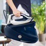Tefal Pro Express Ultimate II GV9720 1,2 L Durilium Airglide Autoclean Ultra Thin soleplate Blå, Hvid, Damp strygejern station Blå/Hvid, 590 g/min, Durilium Airglide Autoclean Ultra Thin soleplate, 8 bar, 1,2 L, 170 g/min, Blå, Hvid