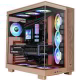 Thermaltake CA-11E-00MGWN-00, Towerkabinet lys brun