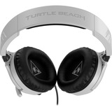 Turtle Beach Recon 70 Headset Ledningsført Spil Hvid, Gaming headset Hvid, Ledningsført, Spil, 20 - 20000 Hz, 420 g, Headset, Hvid