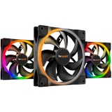 be quiet! Sag fan Sort