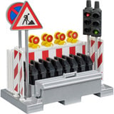 bruder Trafiksikringssæt med trafiklys Detail